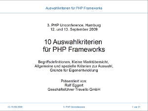 10 Auswahlkriterien für PHP Frameworks